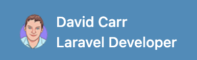 David Carr Laravel Developer